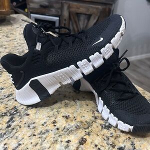 Nike Black and White Metcon  Shoes